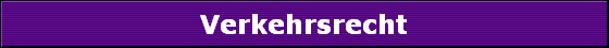 Verkehrsrecht